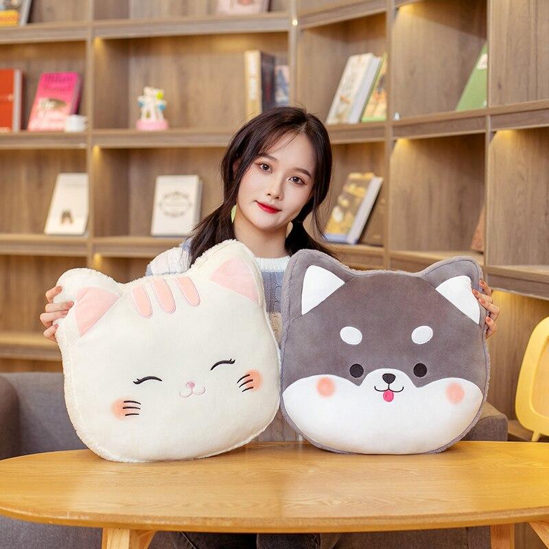 Kit Kat Huskie Shiba Cat Pig Plushie Cushion - Kawaiies - Adorable - Cute - Plushies - Plush - Kawaii