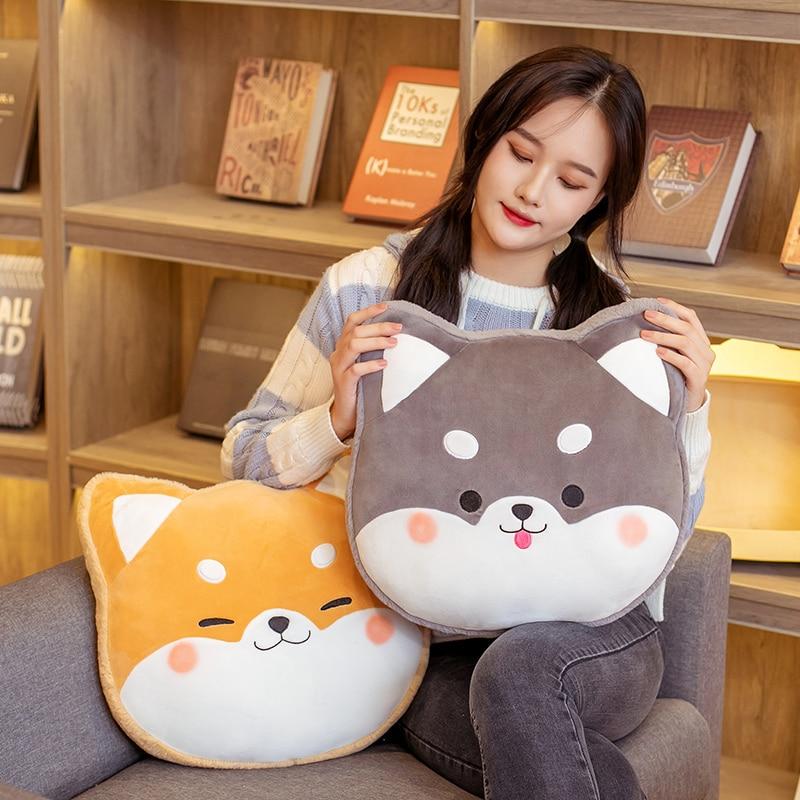 Kit Kat Huskie Shiba Cat Pig Plushie Cushion - Kawaiies - Adorable - Cute - Plushies - Plush - Kawaii