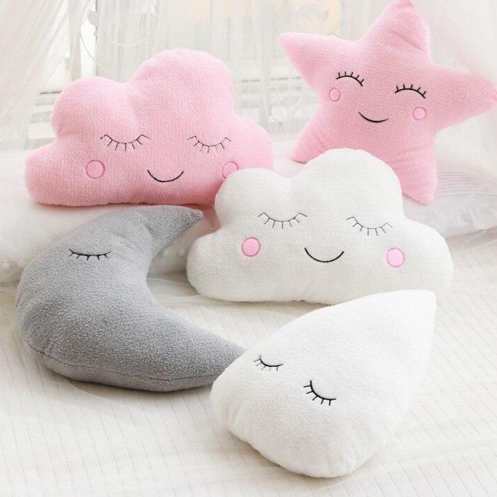 Soft Pastel Cloud Cushions - Kawaiies - Adorable - Cute - Plushies - Plush - Kawaii