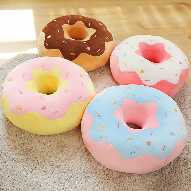 Kawaii Donut Bread Soft Seat Cushion