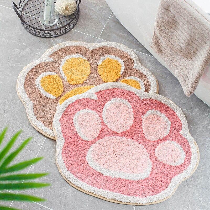 Circle Kawaii Floral Oval Bathroom Mat – Kawaiies