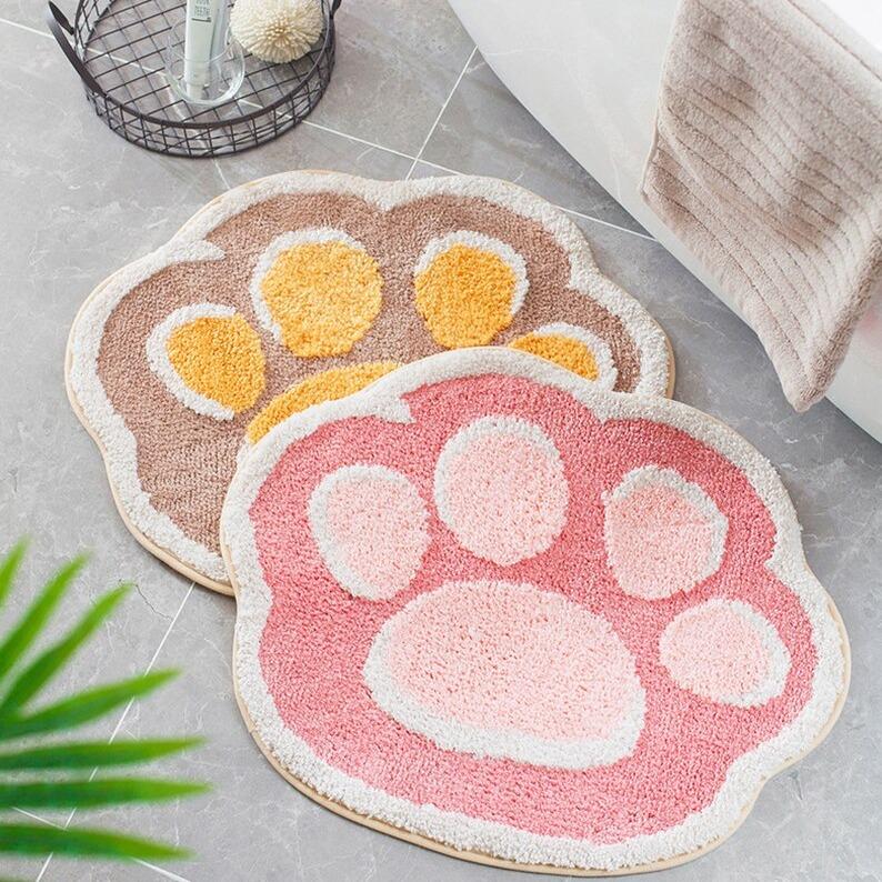 Soft Paw Bathroom Mat - Kawaiies - Adorable - Cute - Plushies - Plush - Kawaii