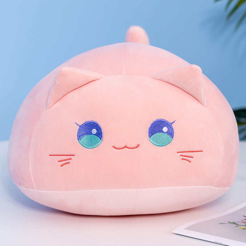 Soft Pebble Cats Dog Animal Plushies Collection Kawaiies