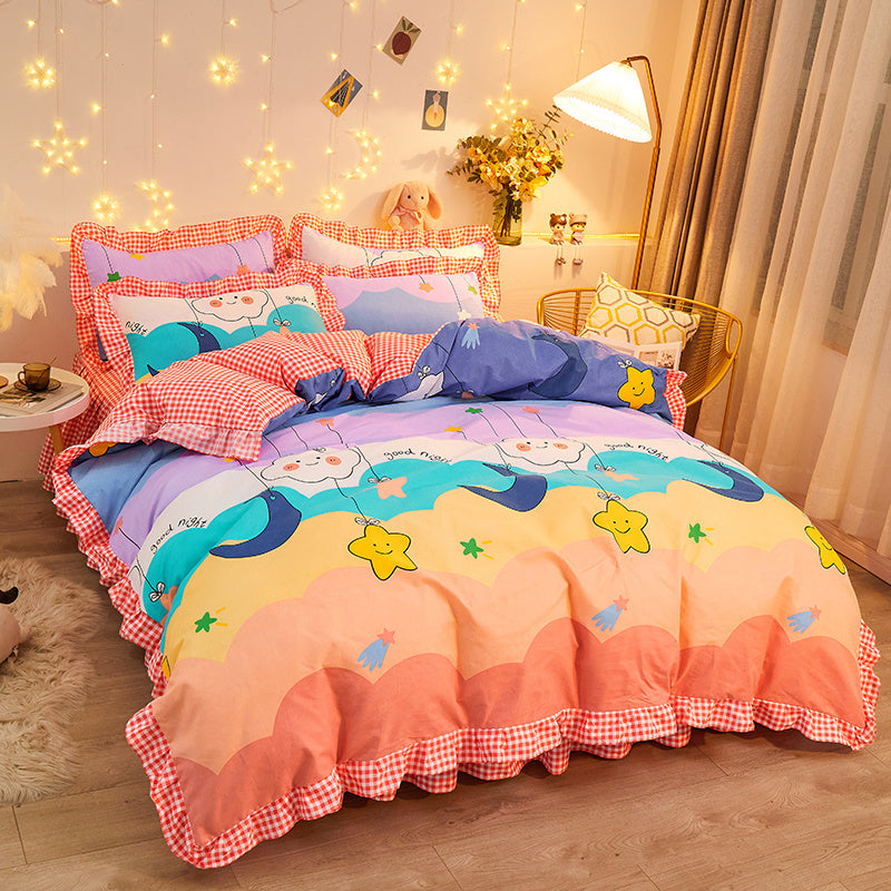 Anime Themed Bedding Set - 3D Anime Print Bedding Set for Single Bed with  Pillow Case (Size: 172.74 X 218.44 cm, Color 2) - China Anime Bedding Set  and 3D Print Bedding