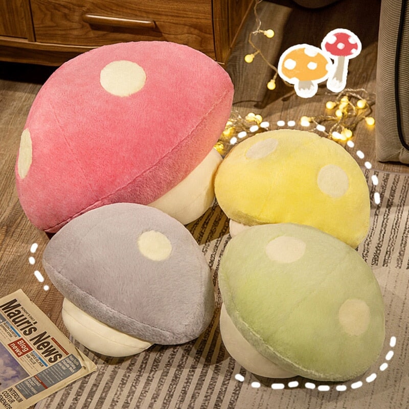 Spotted Cute Mushroom Plushies - Kawaiies - Adorable - Cute - Plushies - Plush - Kawaii