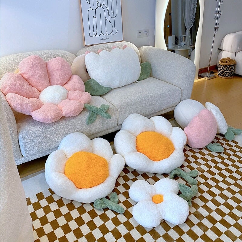 Spring Flower Pillow Seat - Kawaiies - Adorable - Cute - Plushies - Plush - Kawaii