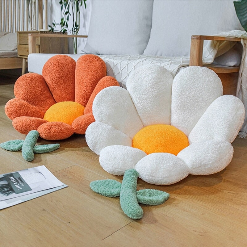 Office Chair Cushions Cute Paw Sitting Pillows Plush Sofa Cushion