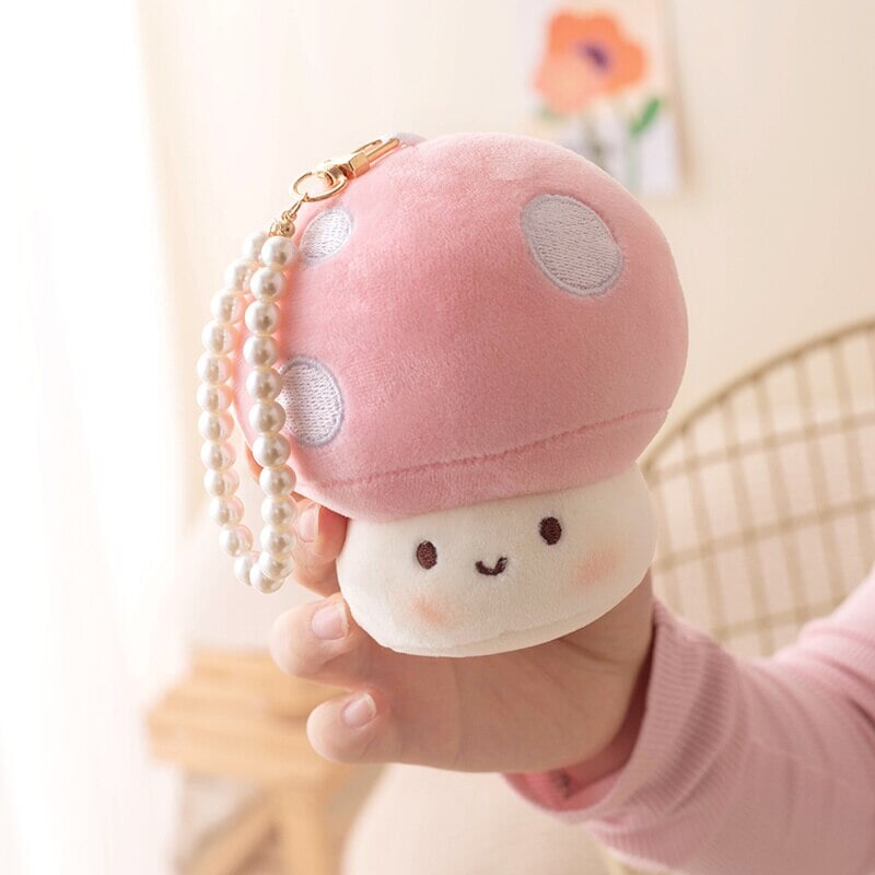 kawaiies-softtoys-plushies-kawaii-plush-Squishy Mushroom Friends Plushie Keychains | NEW Soft toy 