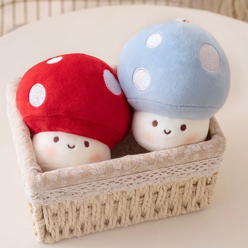 kawaiies-softtoys-plushies-kawaii-plush-Squishy Mushroom Friends Plushie Keychains | NEW Soft toy 