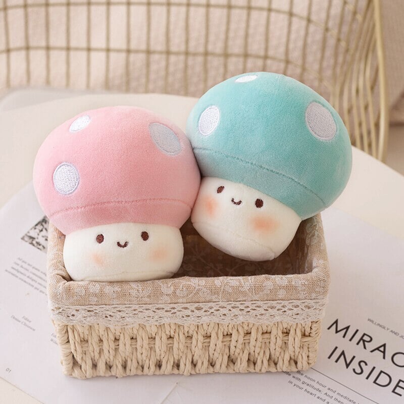 kawaiies-softtoys-plushies-kawaii-plush-Squishy Mushroom Friends Plushie Keychains | NEW Soft toy 