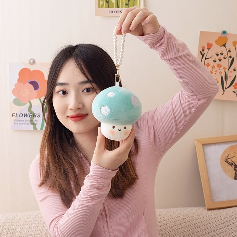 kawaiies-softtoys-plushies-kawaii-plush-Squishy Mushroom Friends Plushie Keychains | NEW Soft toy 