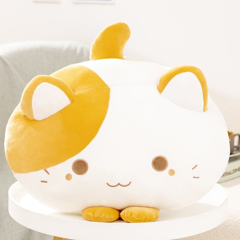 Squishy Sweet Cat Pillow Plushie - Kawaiies - Adorable - Cute - Plushies - Plush - Kawaii