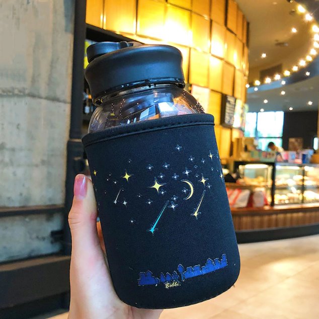 Starry Night Water Bottle –