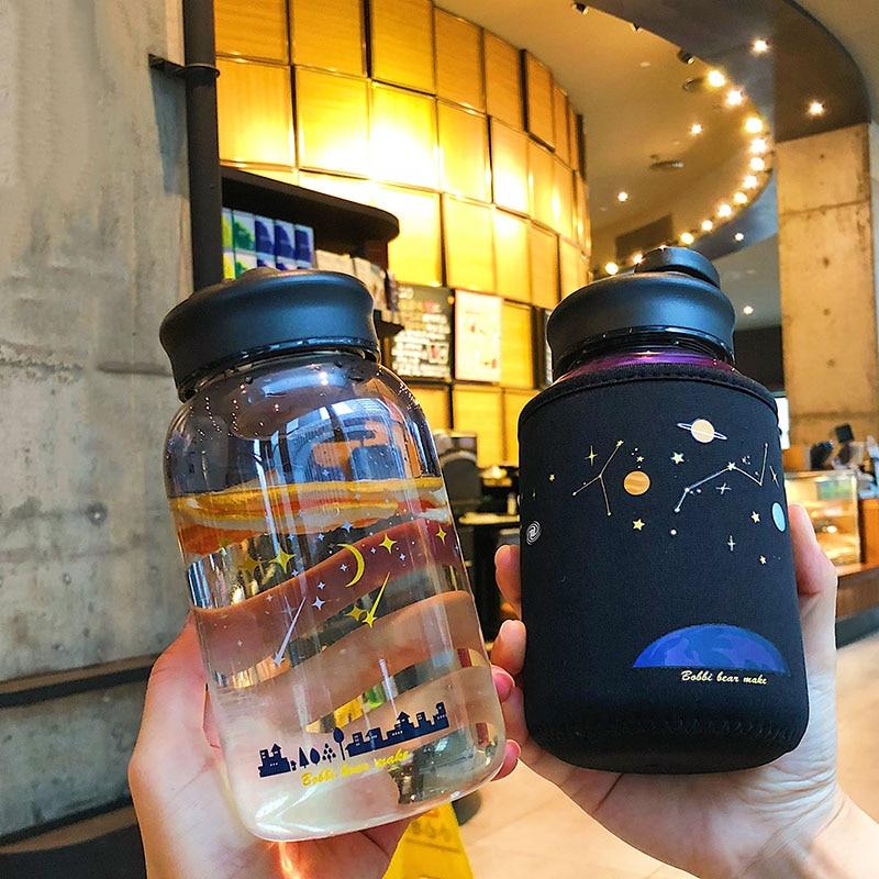Starry Night Water Bottle - Kawaiies - Adorable - Cute - Plushies - Plush - Kawaii