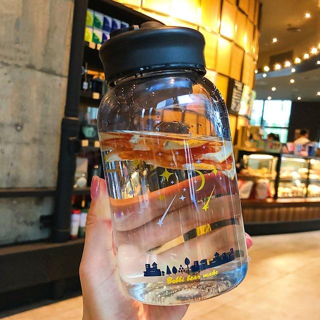 Starry Night Water Bottle - Kawaiies - Adorable - Cute - Plushies - Plush - Kawaii