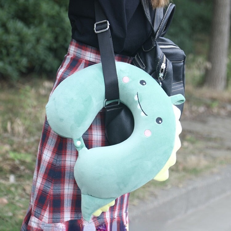 Stuffed Animal Memory Foam U-Shaped Neck Pillow - Kawaiies - Adorable - Cute - Plushies - Plush - Kawaii