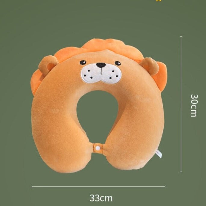 Stuffed Animal Memory Foam U-Shaped Neck Pillow - Kawaiies - Adorable - Cute - Plushies - Plush - Kawaii