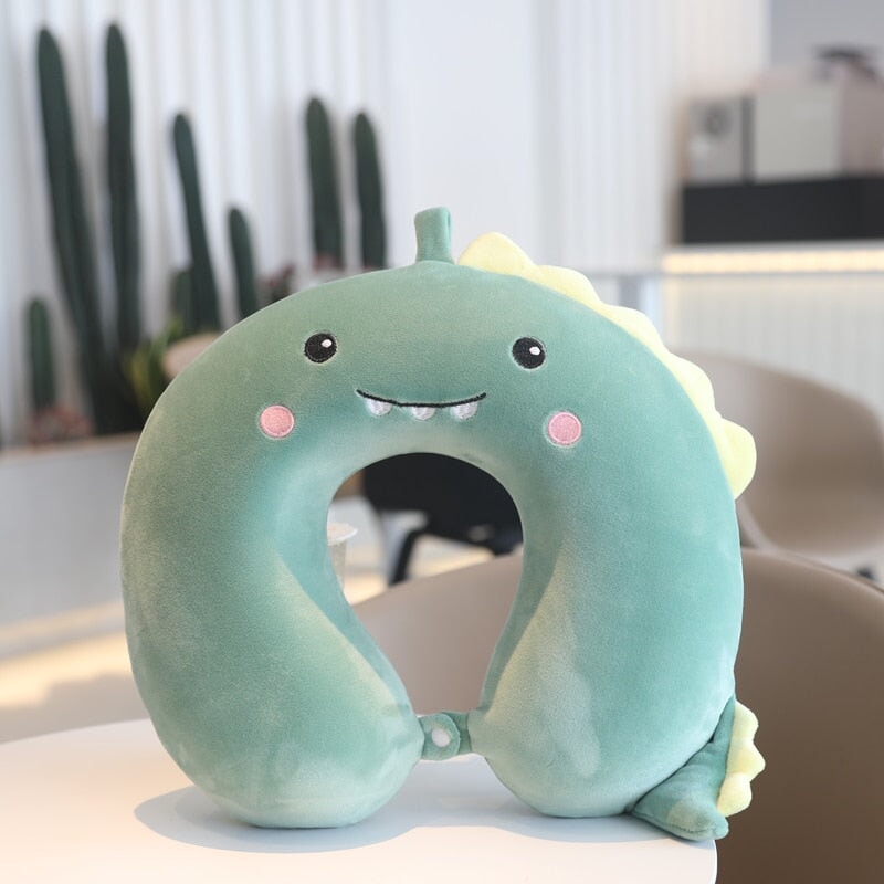 Stuffed Animal Memory Foam U-Shaped Neck Pillow - Kawaiies - Adorable - Cute - Plushies - Plush - Kawaii