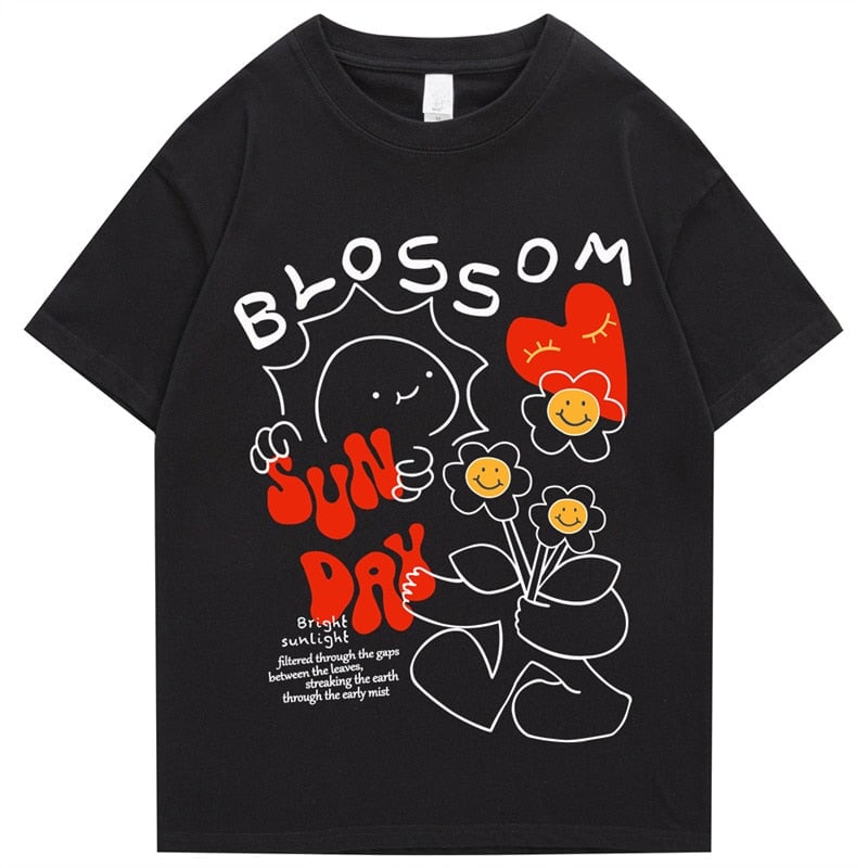 Sun Day Blossom Tee - Kawaiies - Adorable - Cute - Plushies - Plush - Kawaii