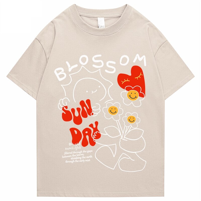 Sun Day Blossom Tee - Kawaiies - Adorable - Cute - Plushies - Plush - Kawaii