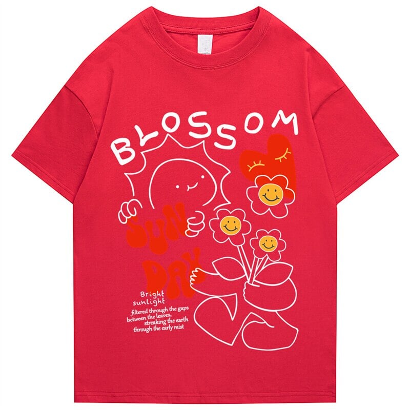 Sun Day Blossom Tee - Kawaiies - Adorable - Cute - Plushies - Plush - Kawaii