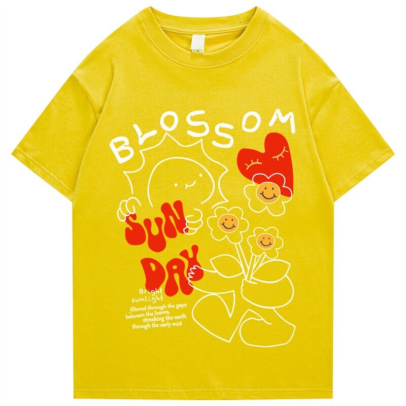 Sun Day Blossom Tee - Kawaiies - Adorable - Cute - Plushies - Plush - Kawaii