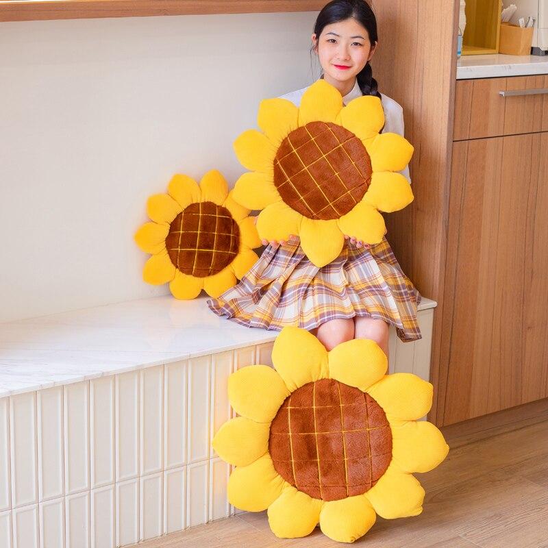 Sunny Sunflower Cushion - Kawaiies - Adorable - Cute - Plushies - Plush - Kawaii