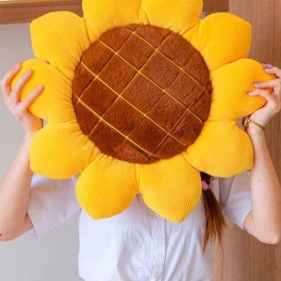 Sunny Sunflower Cushion - Kawaiies - Adorable - Cute - Plushies - Plush - Kawaii