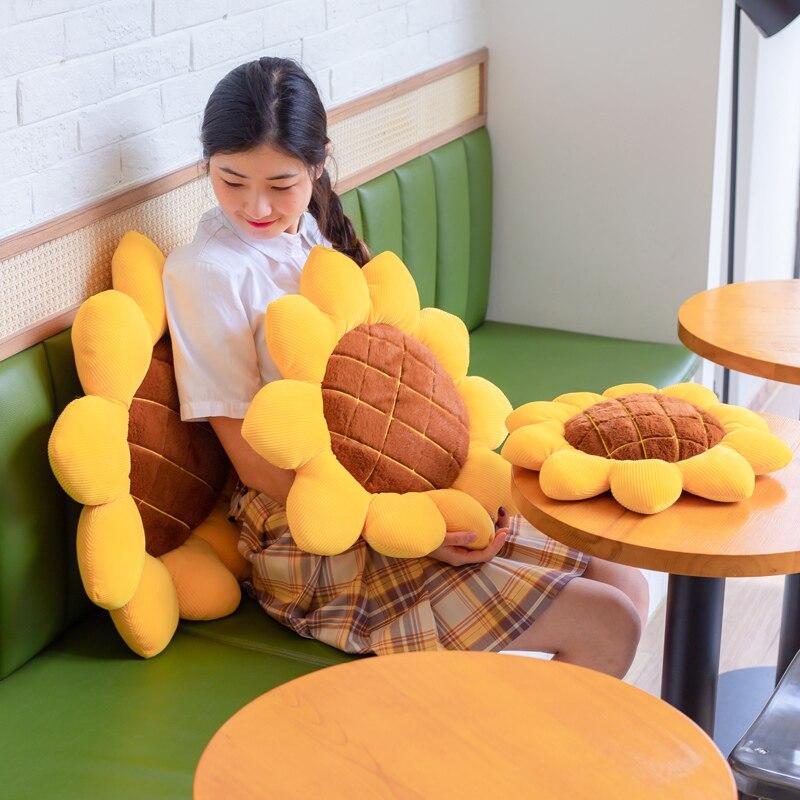 Sunny Sunflower Cushion - Kawaiies - Adorable - Cute - Plushies - Plush - Kawaii