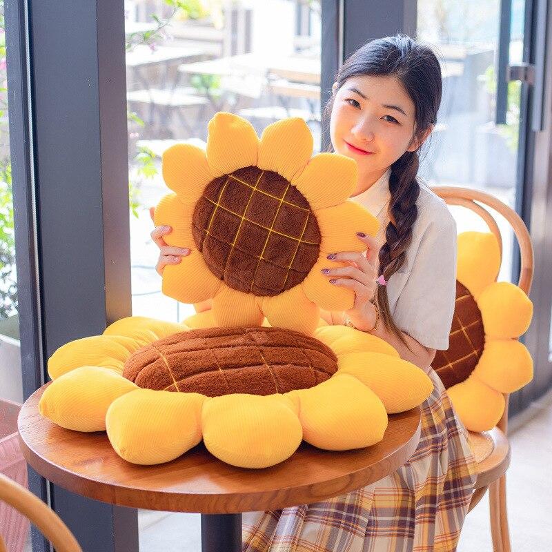 Sunny Sunflower Cushion - Kawaiies - Adorable - Cute - Plushies - Plush - Kawaii