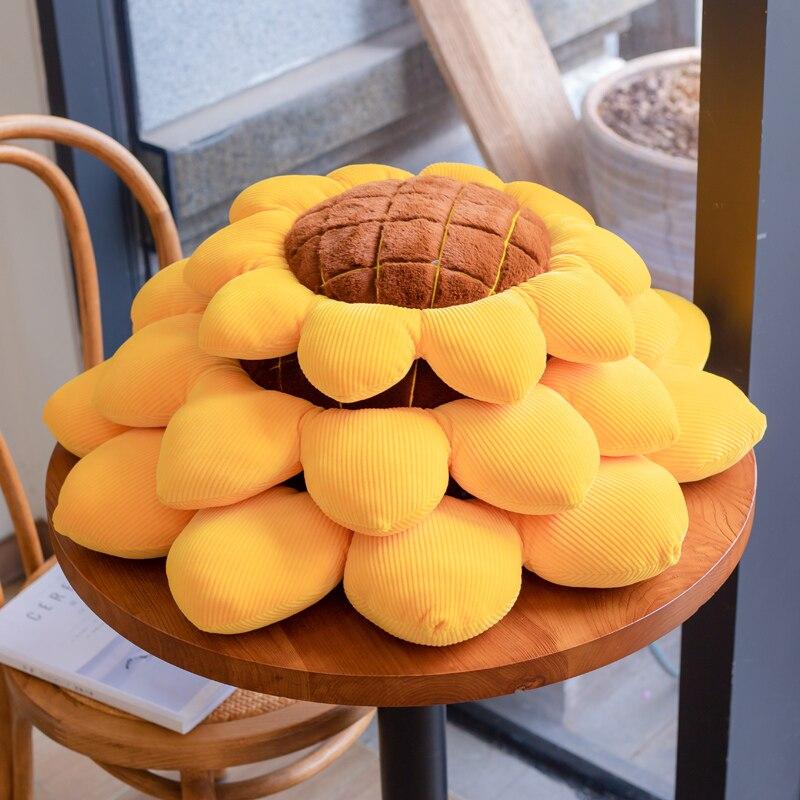 Sunny Sunflower Cushion - Kawaiies - Adorable - Cute - Plushies - Plush - Kawaii