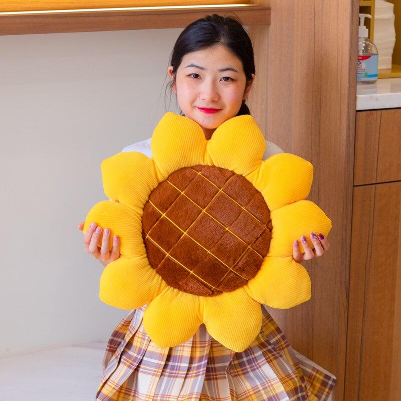 Sunny Sunflower Cushion - Kawaiies - Adorable - Cute - Plushies - Plush - Kawaii