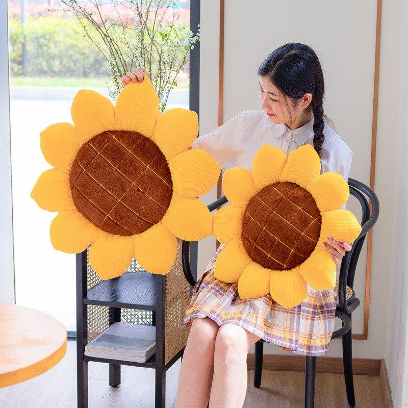 Sunny Sunflower Cushion - Kawaiies - Adorable - Cute - Plushies - Plush - Kawaii