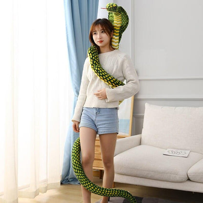 Super Long 90" Soft Snake Plushie - Kawaiies - Adorable - Cute - Plushies - Plush - Kawaii