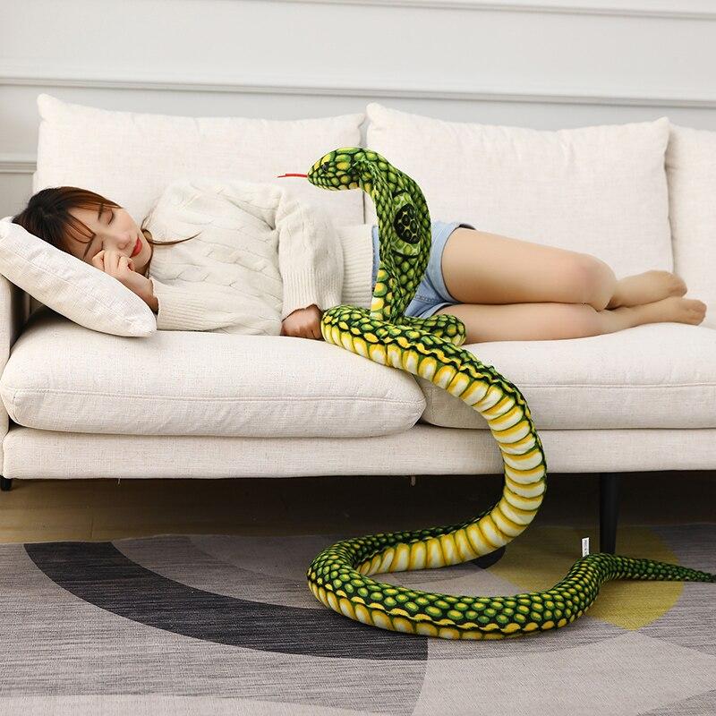Super Long 90" Soft Snake Plushie - Kawaiies - Adorable - Cute - Plushies - Plush - Kawaii