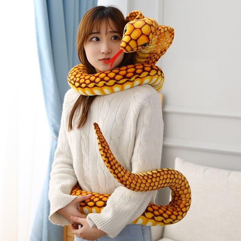 Super Long 90" Soft Snake Plushie - Kawaiies - Adorable - Cute - Plushies - Plush - Kawaii