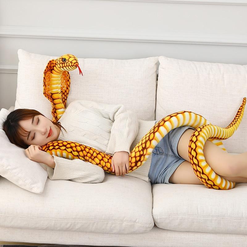 Super Long 90" Soft Snake Plushie - Kawaiies - Adorable - Cute - Plushies - Plush - Kawaii