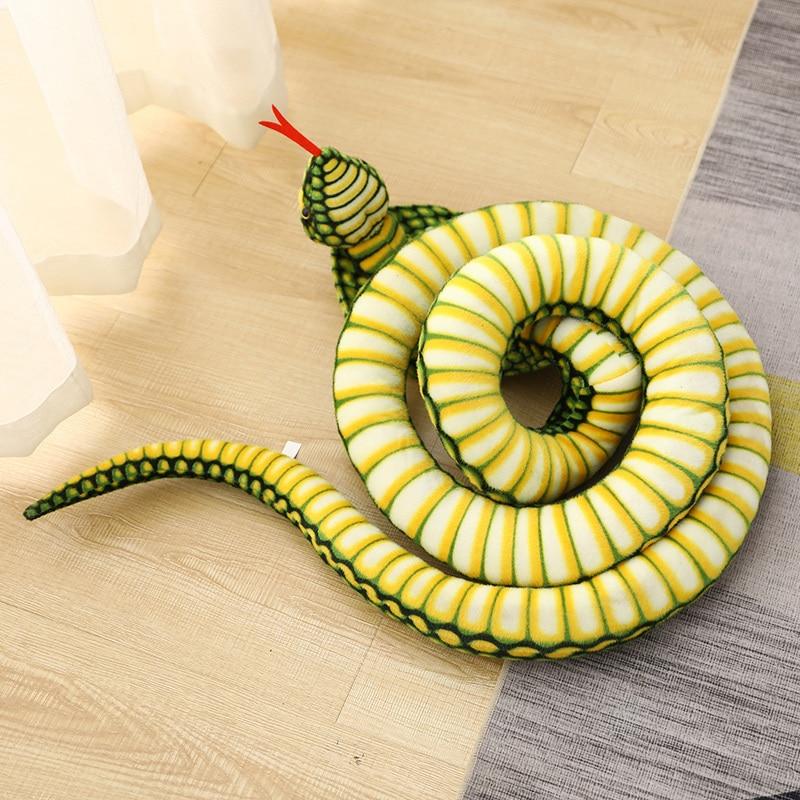 Super Long 90" Soft Snake Plushie - Kawaiies - Adorable - Cute - Plushies - Plush - Kawaii