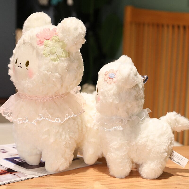 Sweet Fluffy Standing Lamb Family - Kawaiies - Adorable - Cute - Plushies - Plush - Kawaii