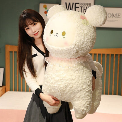 Sweet Fluffy Standing Lamb Family - Kawaiies - Adorable - Cute - Plushies - Plush - Kawaii