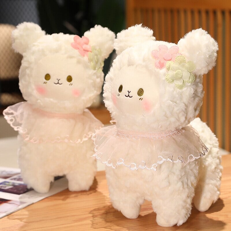 Sweet Fluffy Standing Lamb Family - Kawaiies - Adorable - Cute - Plushies - Plush - Kawaii