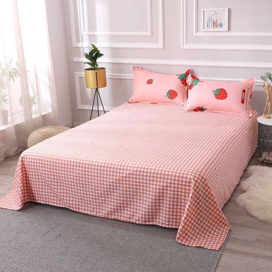 Sweet Strawberry Print Bedding Set - Kawaiies - Adorable - Cute - Plushies - Plush - Kawaii
