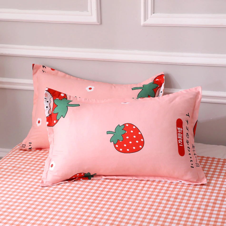 Sweet Strawberry Print Bedding Set - Kawaiies - Adorable - Cute - Plushies - Plush - Kawaii