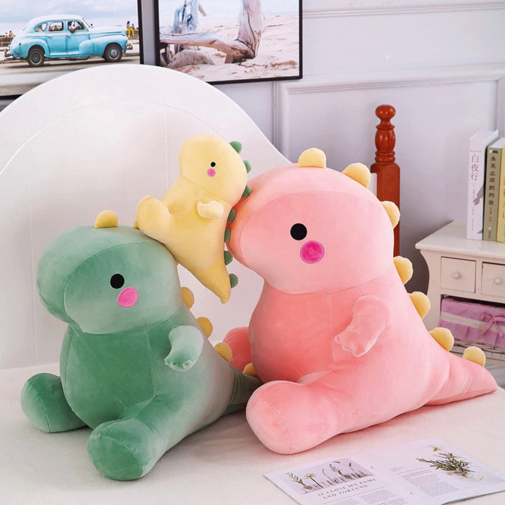 Taco, Taki & Tabi The Dino Family Plushies - Kawaiies - Adorable - Cute - Plushies - Plush - Kawaii