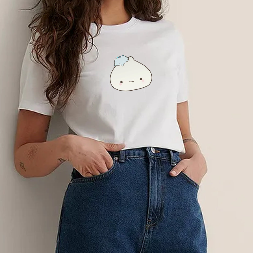 Tato Bao Bun Food Coma Unisex Tee - Kawaiies - Adorable - Cute - Plushies - Plush - Kawaii