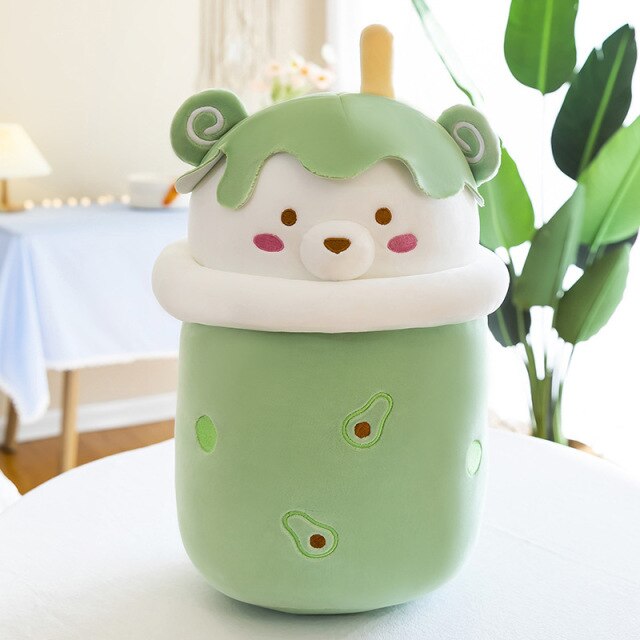 Teddy Bear Bubble Tea Cup - Kawaiies - Adorable - Cute - Plushies - Plush - Kawaii