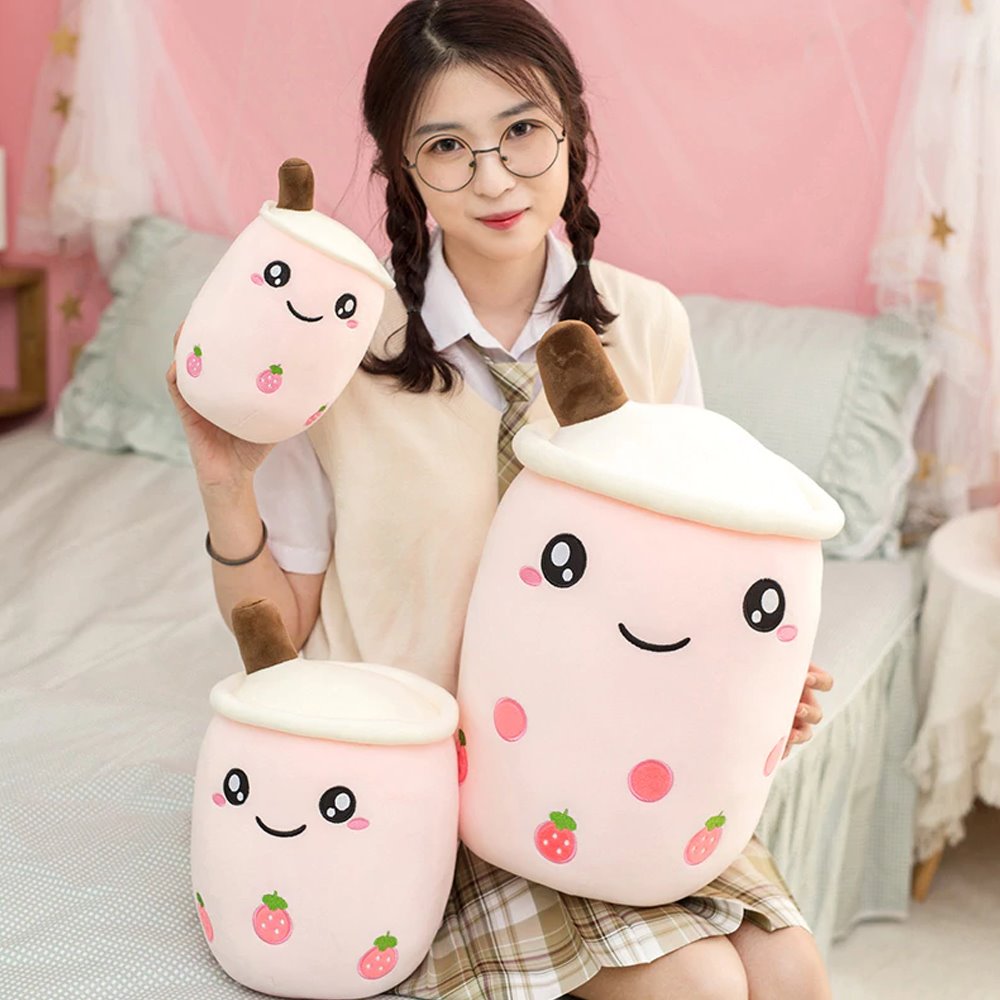 Kawaii Apple Plush, Cute Fruit Food Pillow, Play Food Toy