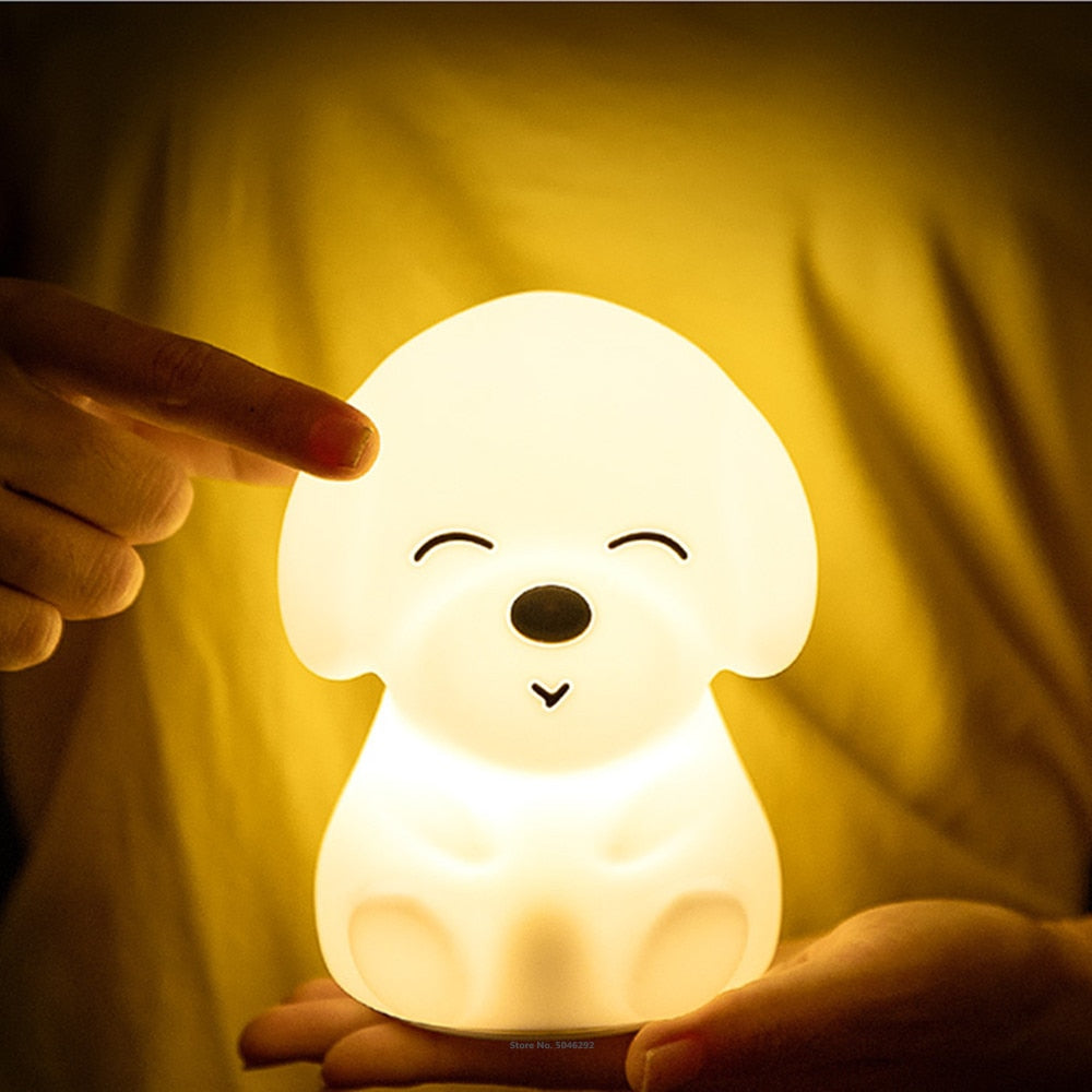 The Chillax Dog LED Night Light - Kawaiies - Adorable - Cute - Plushies - Plush - Kawaii