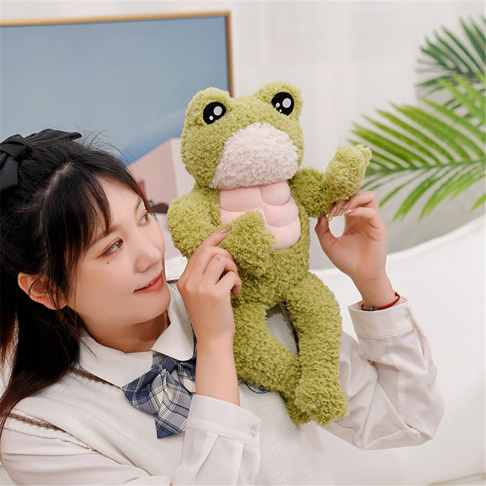 The Dench Muscle Frog Plushie - Kawaiies - Adorable - Cute - Plushies - Plush - Kawaii