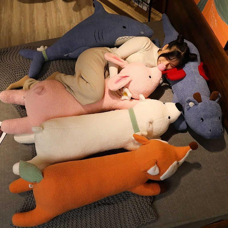 The Fluffy Giants Dragon Fox Bunny Bear Shark Plushies - Kawaiies - Adorable - Cute - Plushies - Plush - Kawaii